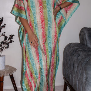 Djellaba Verte/Rouge